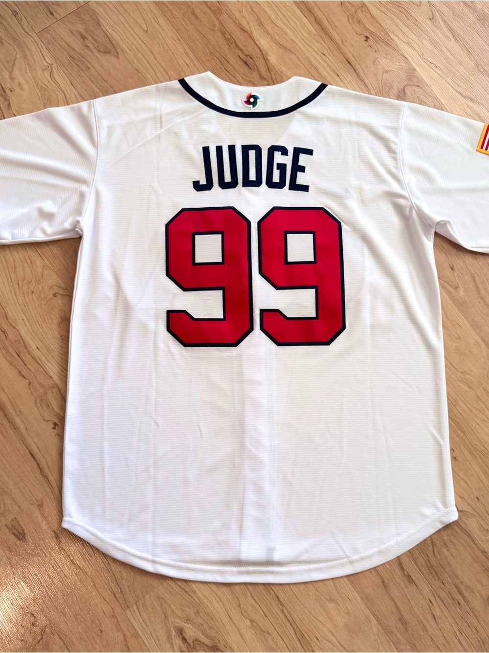 SIZE SMALL AARON JUDGE #99 TEAM USA WORLD BASEBALL CLASSIC NAVY JERSEY YANKEEES
